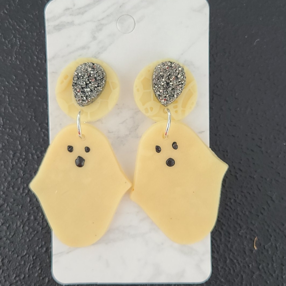 🎃👻My Boo Druzy Ghost Earrings👻